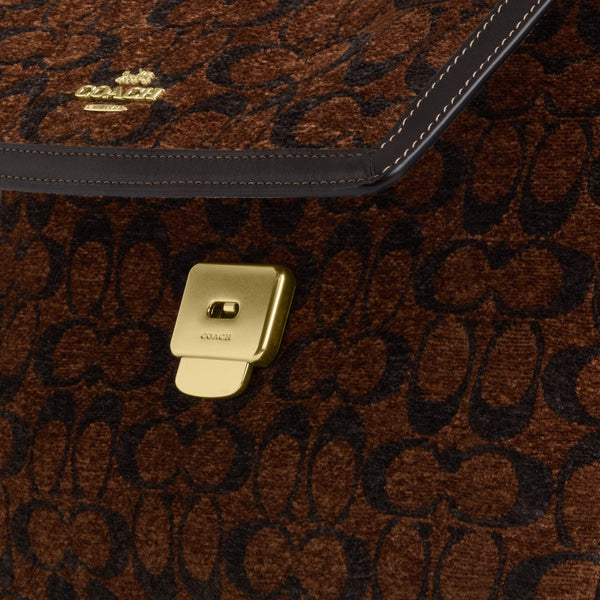 Etta Flap Bag in Signature Chenille
