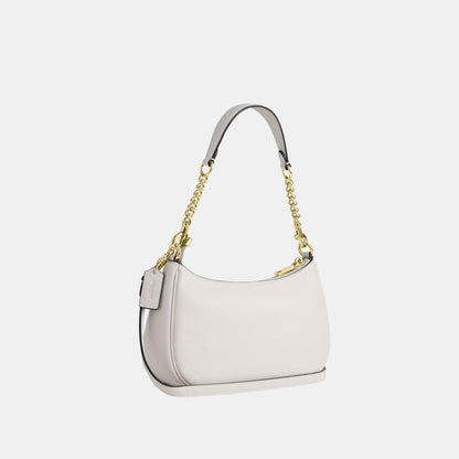 CCE87-Teri Shoulder Bag With Pins-Im/Chalk
