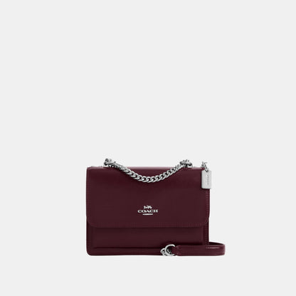 CCE89-Mini Klare Crossbody Bag-Sv/Dark Wine