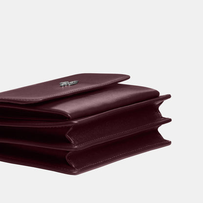 CCE89-Mini Klare Crossbody Bag-Sv/Dark Wine