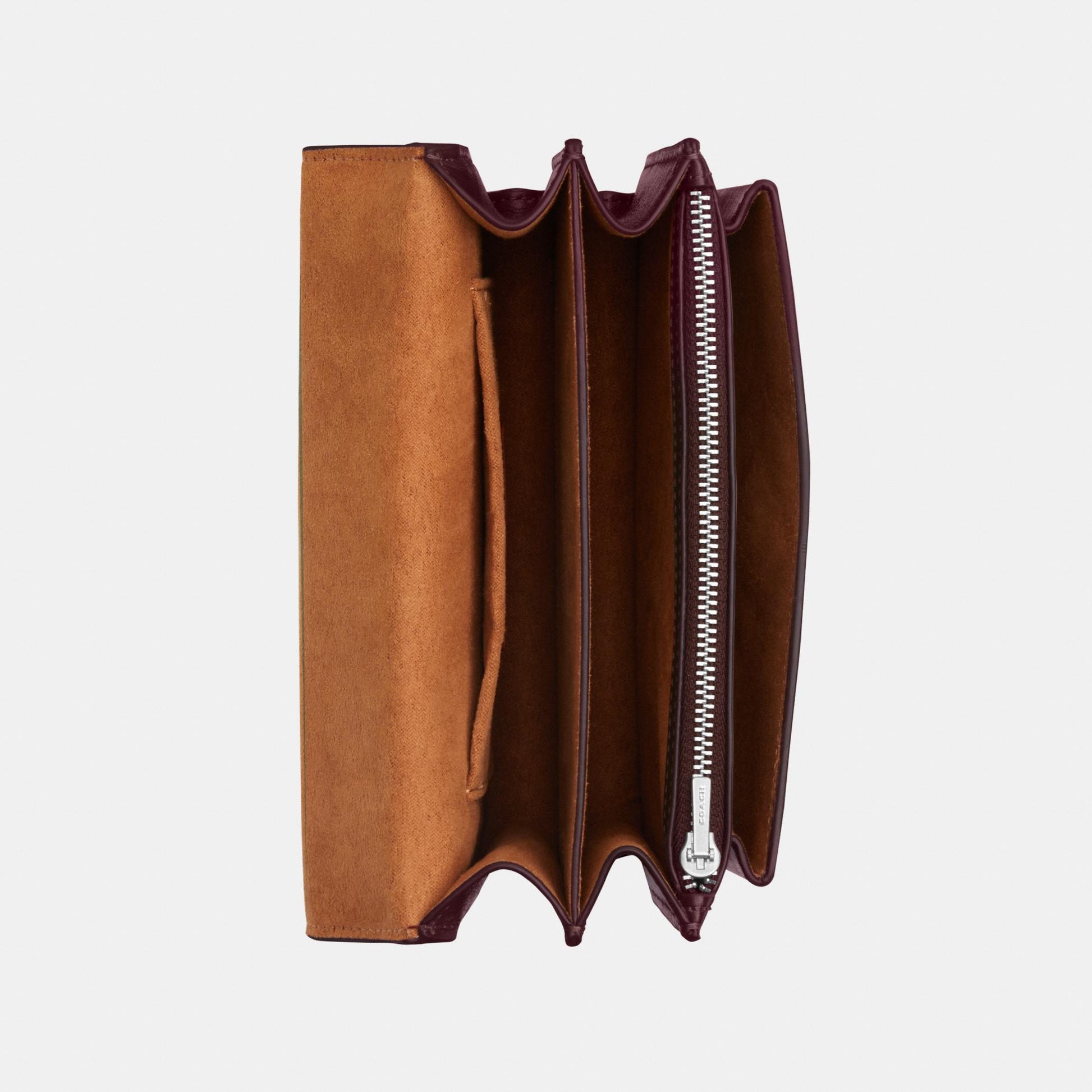 CCE89-Mini Klare Crossbody Bag-Sv/Dark Wine