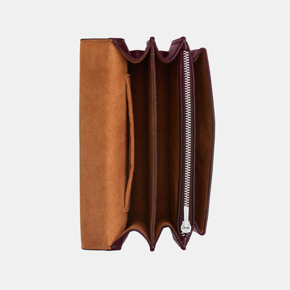 CCE89-Mini Klare Crossbody Bag-Sv/Dark Wine