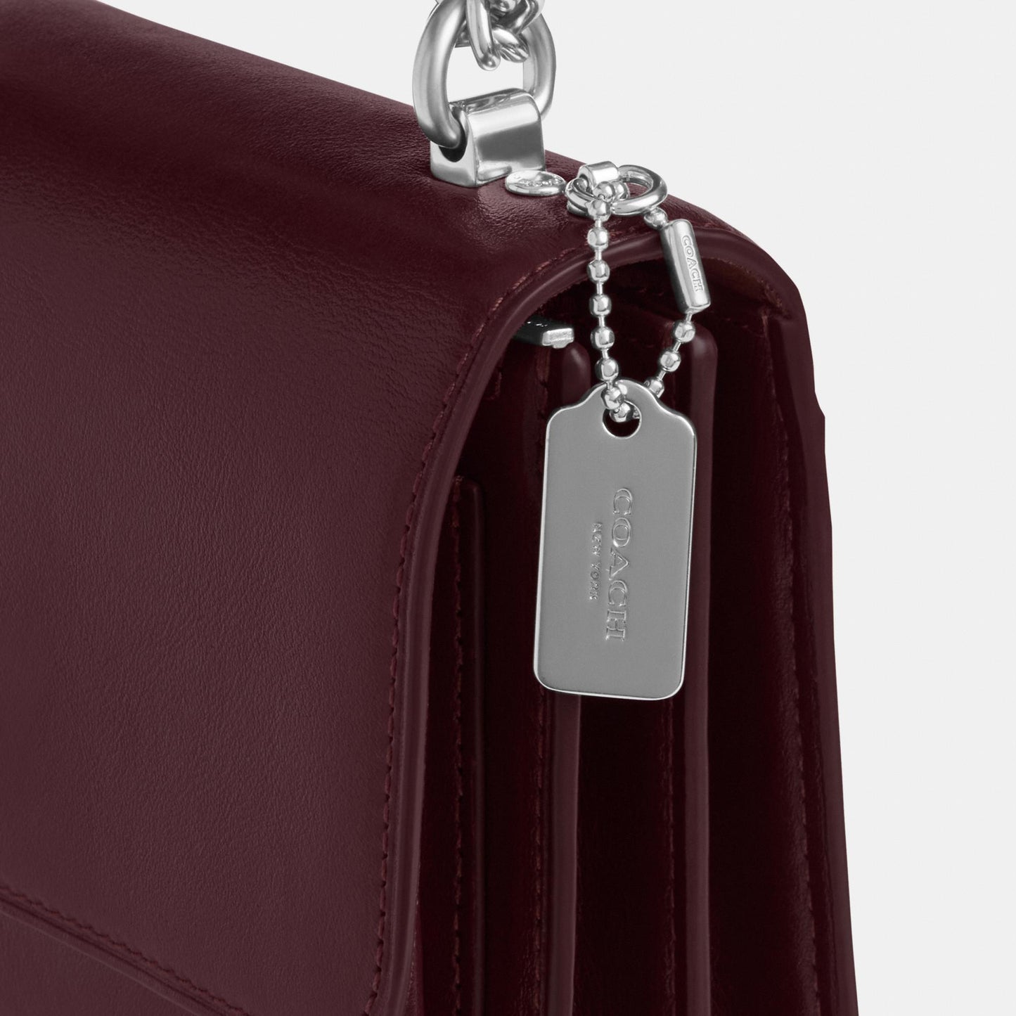 CCE89-Mini Klare Crossbody Bag-Sv/Dark Wine