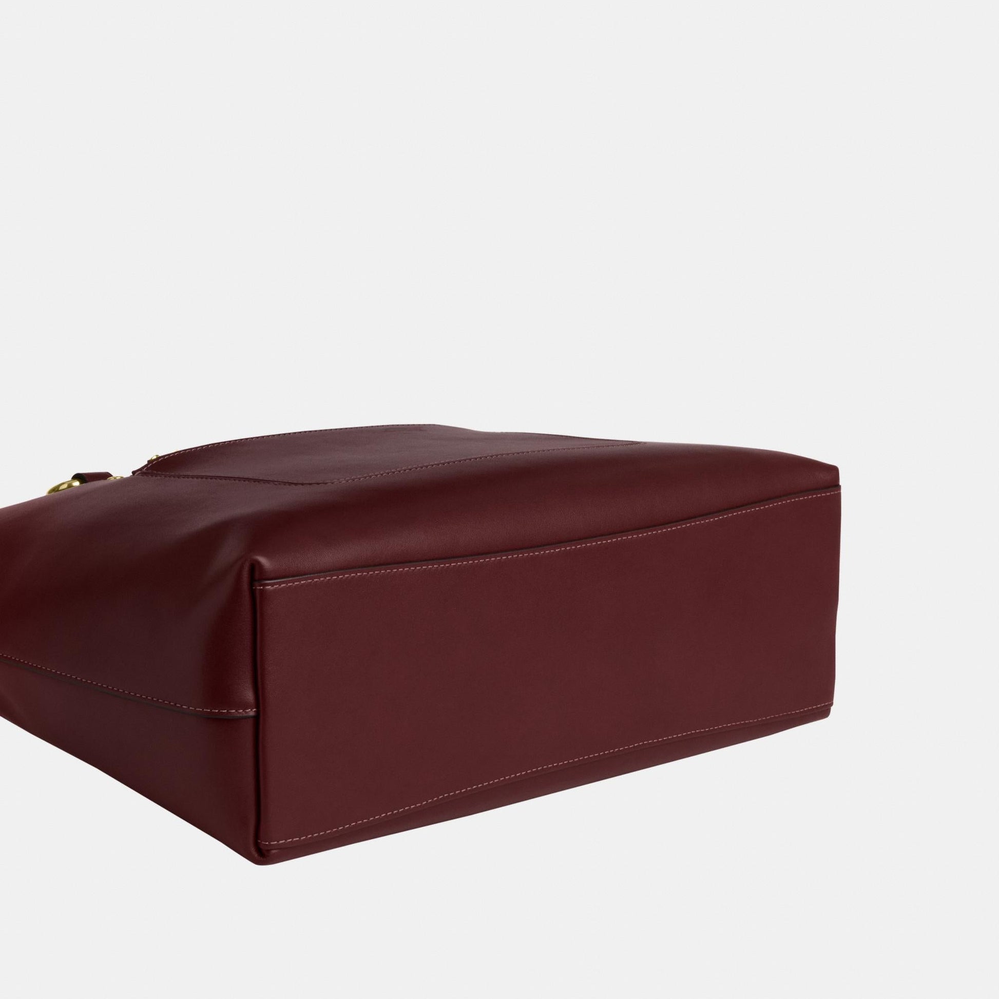 CCF01-Station Tote Bag-Im/Maroon