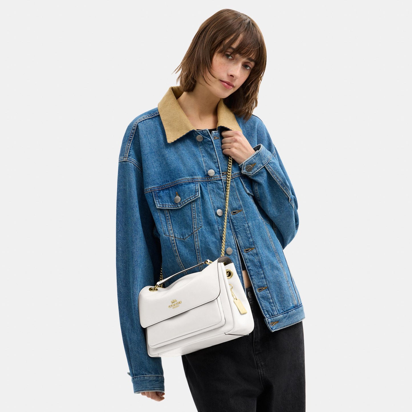 CCF09-Elodie Crossbody Bag-Im/Chalk