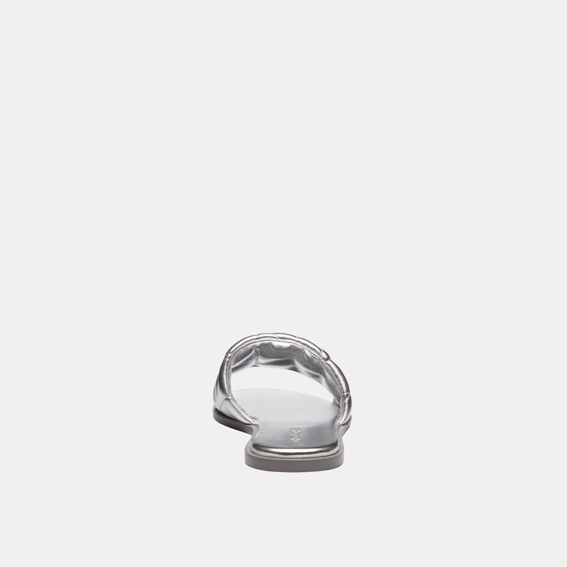 CCH37-Holly Sandal With Quilting-Silver