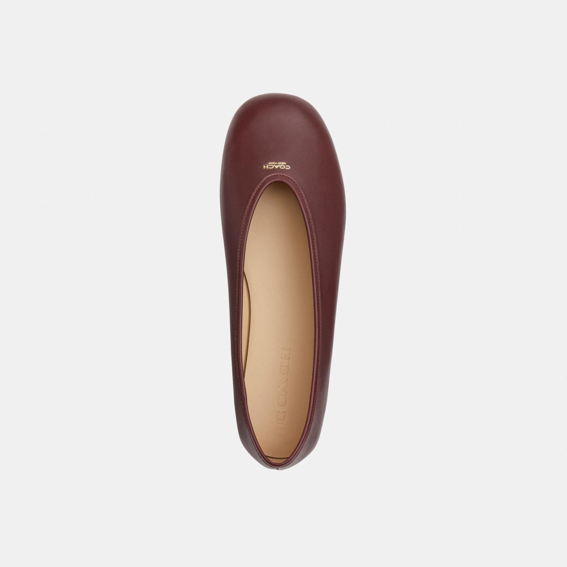 CCH74-Houston Ballet Flat-Merlot
