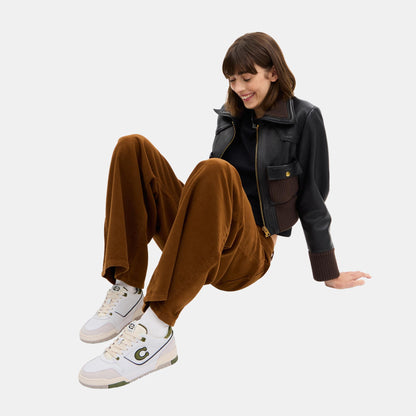 CCI28-Soho Sneaker-Olive/Optic White