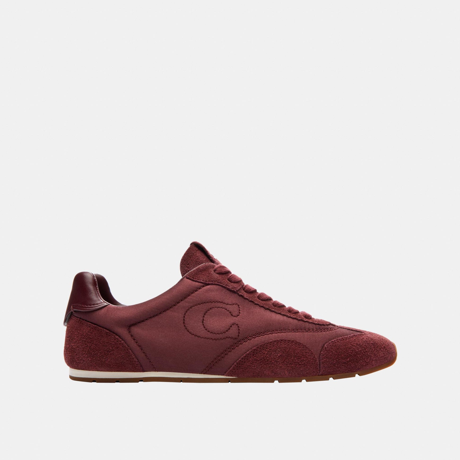 CCI48-Flat Sneaker-Merlot