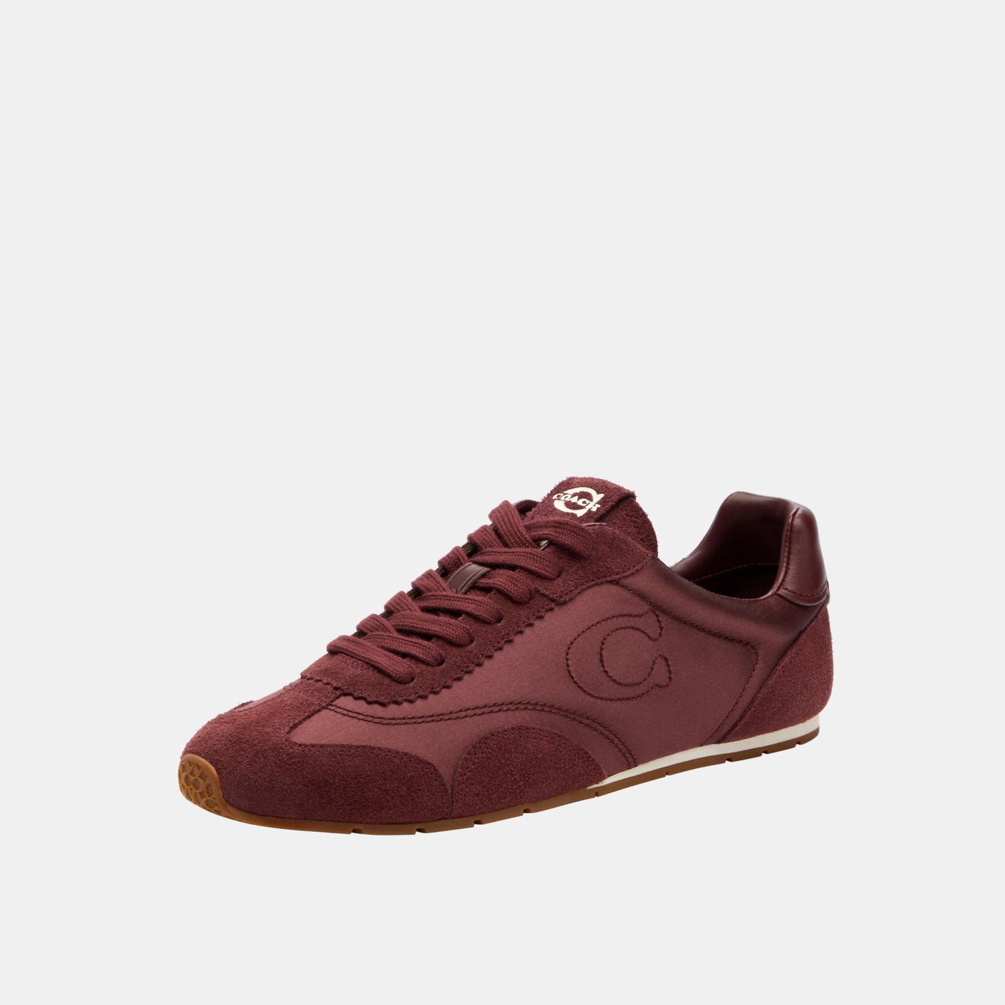 CCI48-Flat Sneaker-Merlot