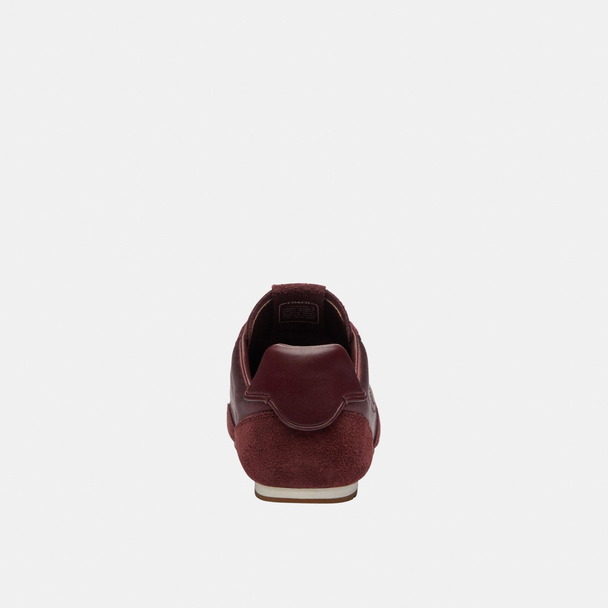 CCI48-Flat Sneaker-Merlot