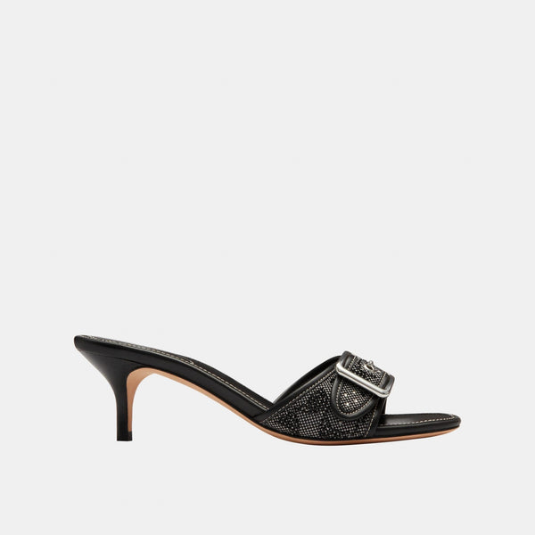 Margot Sandal in Crystal Signature Jacquard