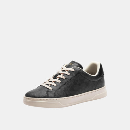 CCN67-High Line Sneaker in Signature Canvas-Charcoal/Black