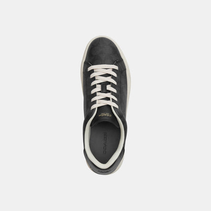 CCN67-High Line Sneaker in Signature Canvas-Charcoal/Black