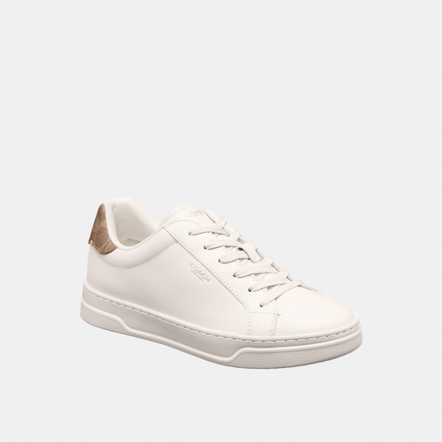 CCN69-High Line Sneaker-Chalk/Brown Khaki