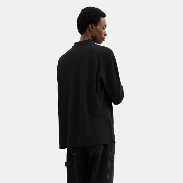 Horse And Carriage Long Sleeve Polo