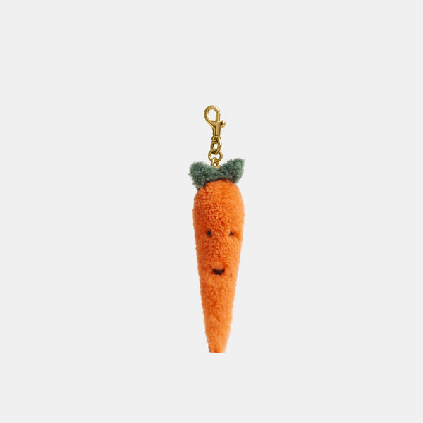 Carroty Carrot Plushie Bag Charm In Shearling