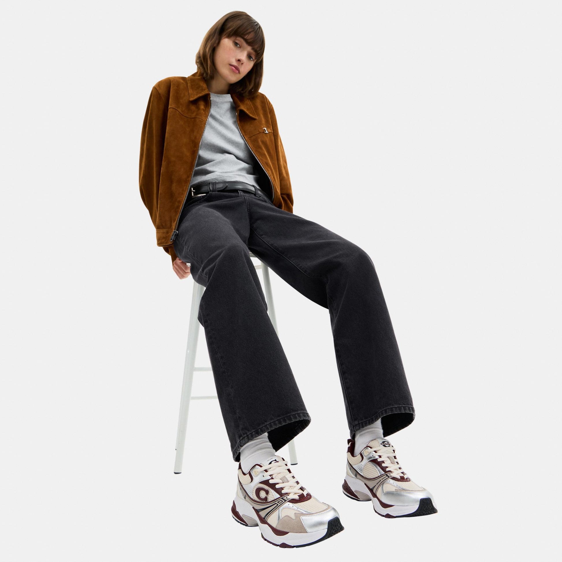 CCT05-Mesh Sneaker-Merlot Multi