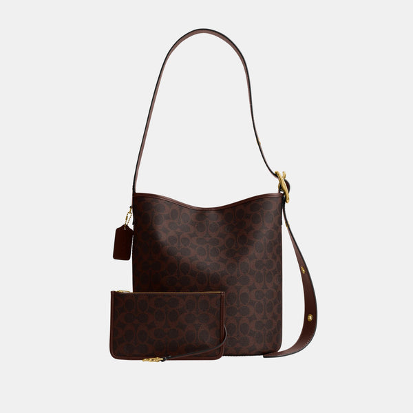 Bleecker Bucket Bag In Signature Canvas