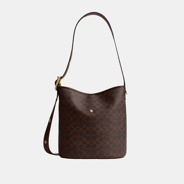 Bleecker Bucket Bag In Signature Canvas