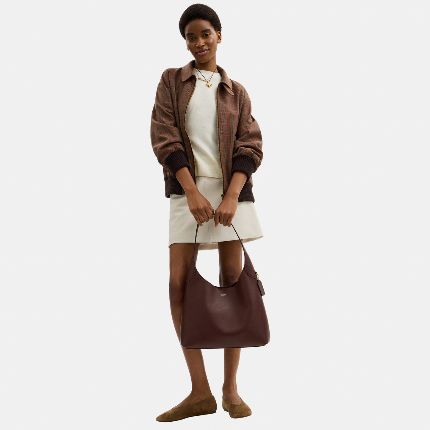 CCU00-Brooklyn Shoulder Bag 34-B4/Maple