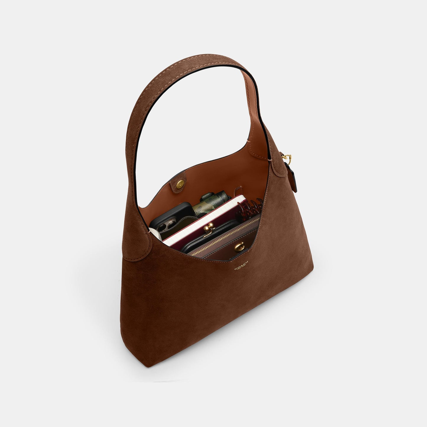 CCU01-Brooklyn Shoulder Bag 34-B4/Warm Brown