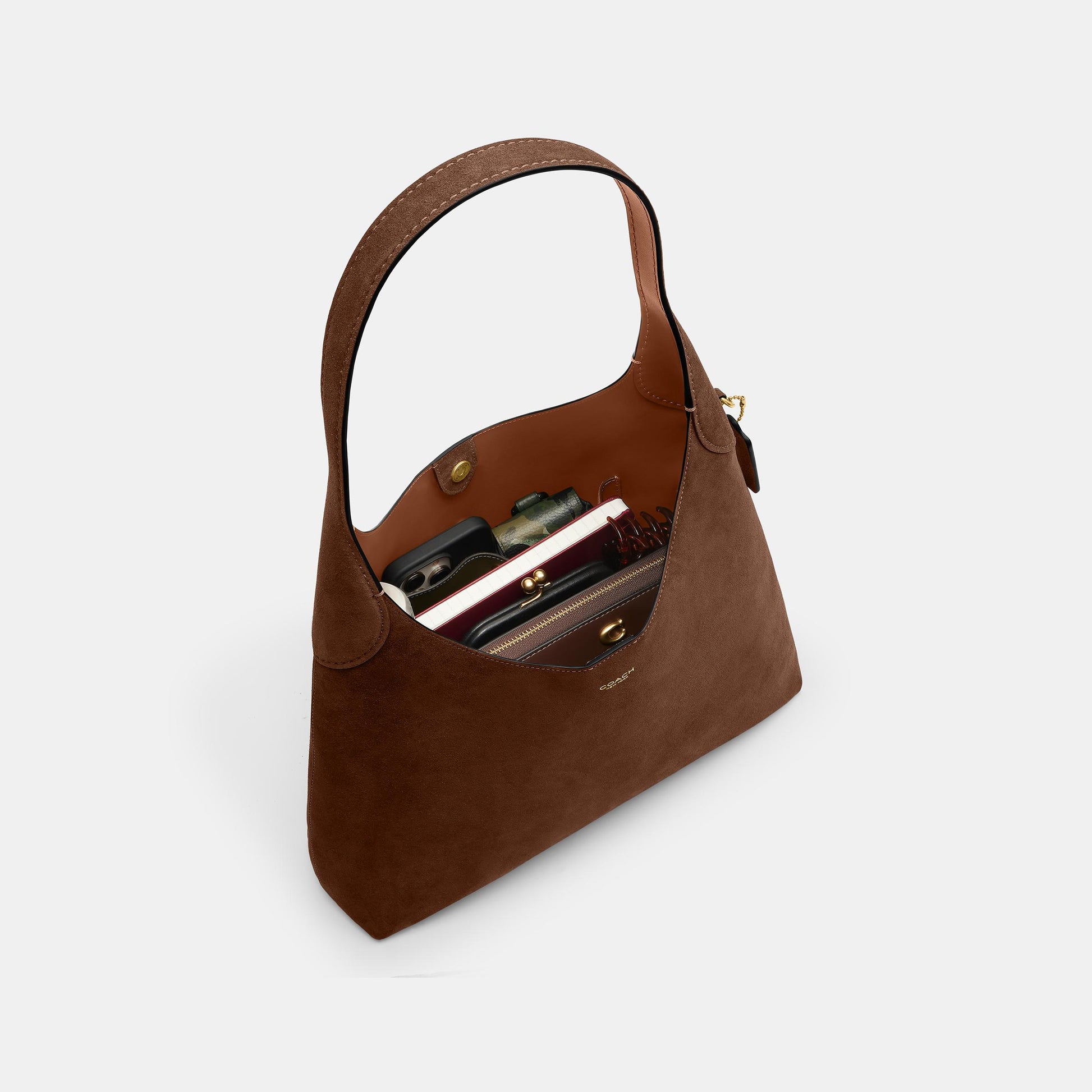 CCU01-Brooklyn Shoulder Bag 34-B4/Warm Brown