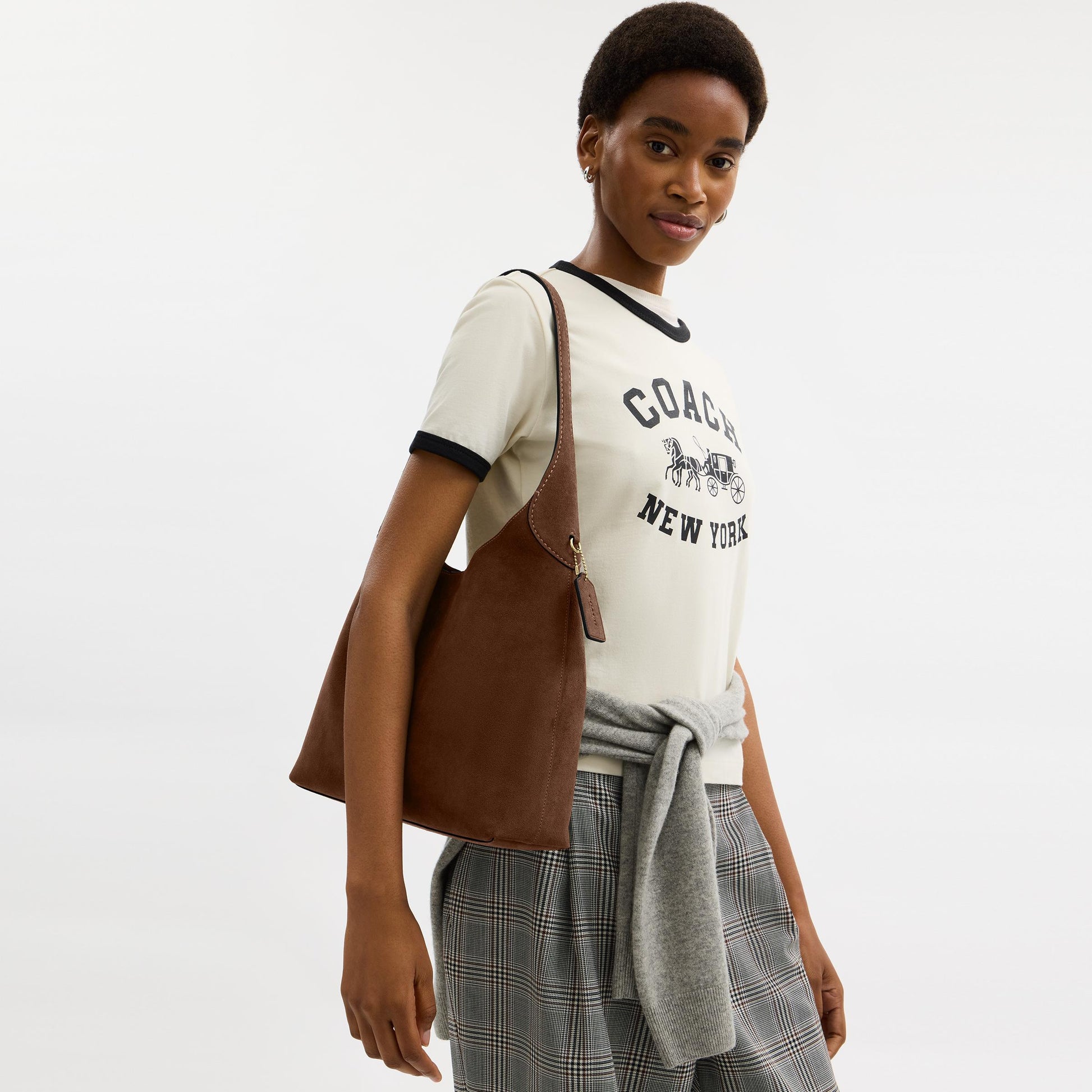 CCU01-Brooklyn Shoulder Bag 34-B4/Warm Brown