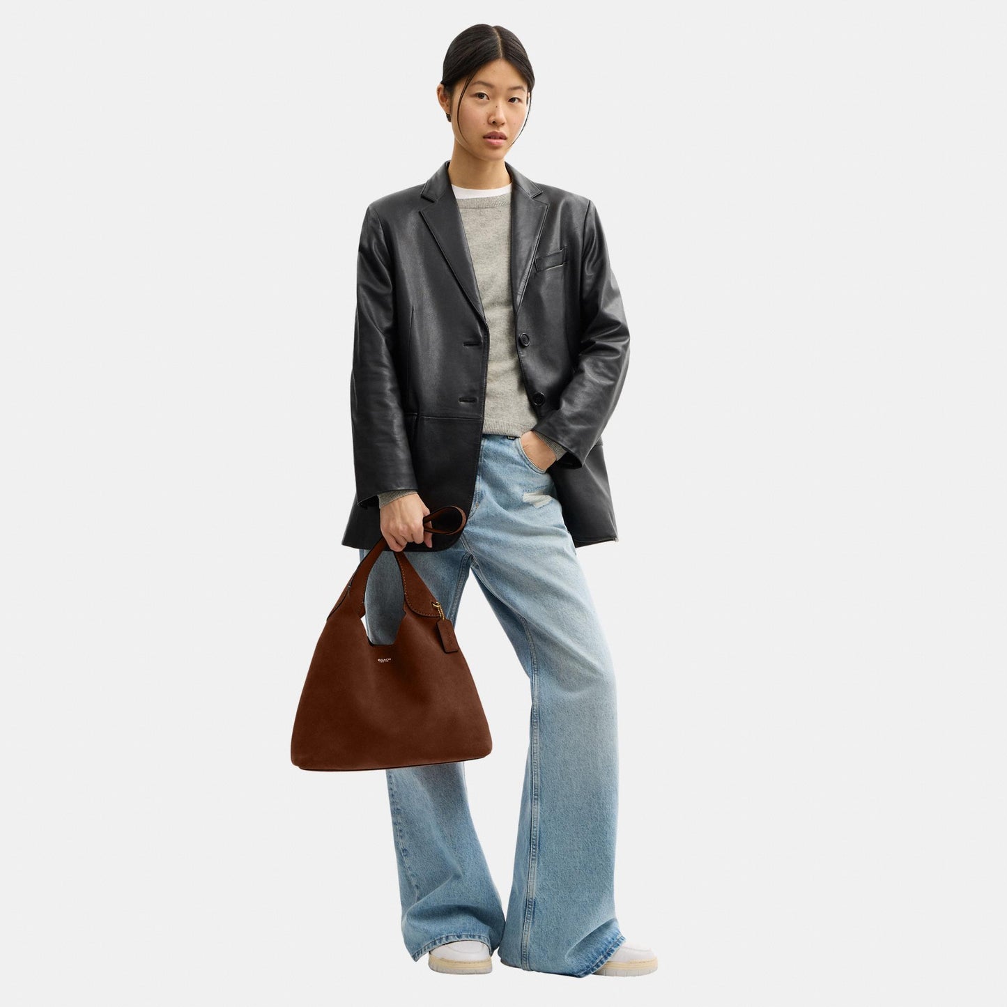 CCU01-Brooklyn Shoulder Bag 34-B4/Warm Brown