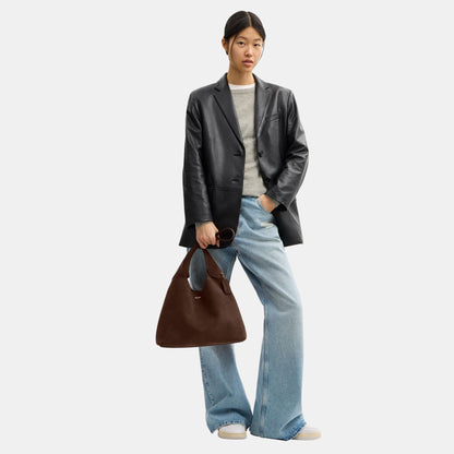 CCU01-Brooklyn Shoulder Bag 34-B4/Dark Chocolate