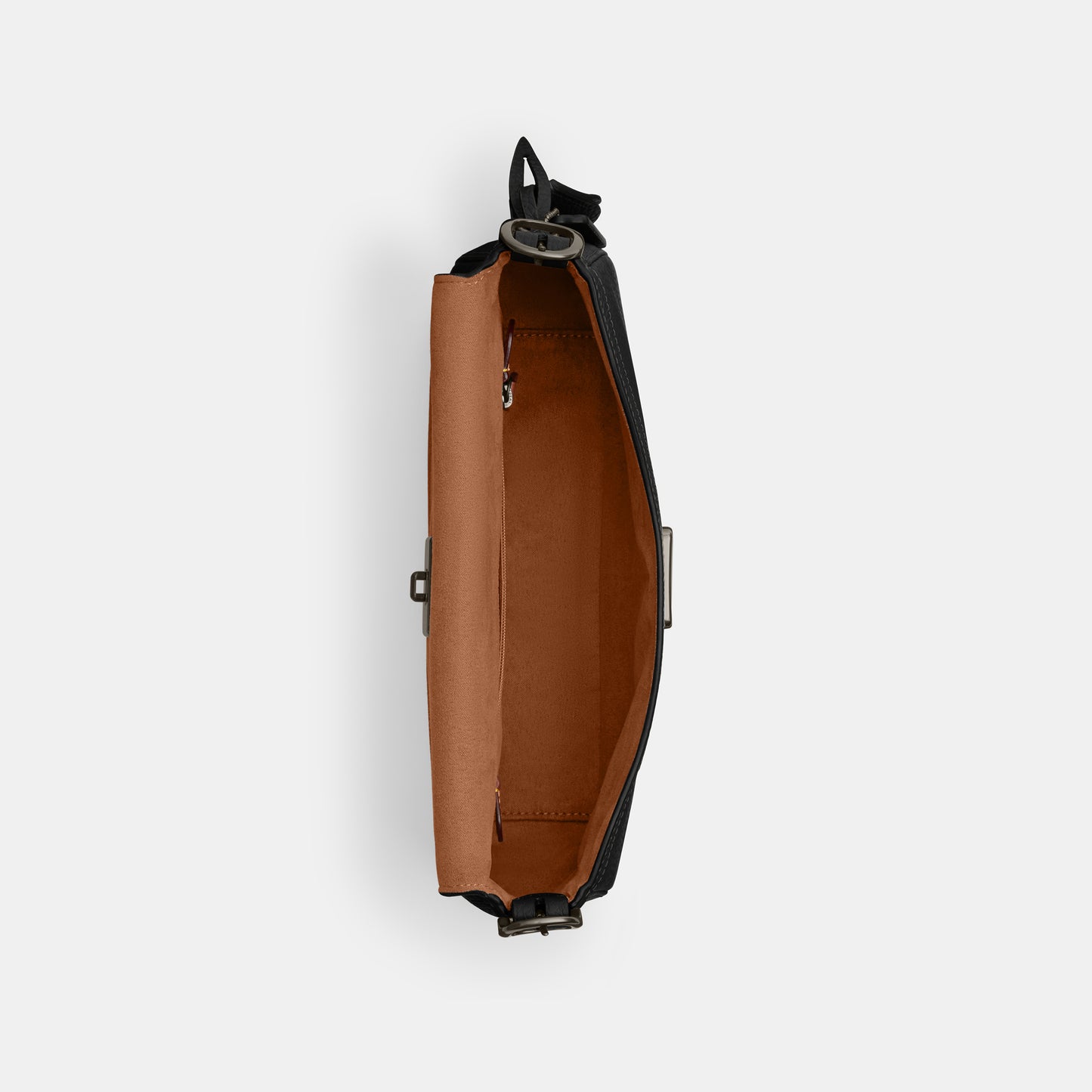 CCV64-Etta Small Flap Shoulder Bag-Qb/Black