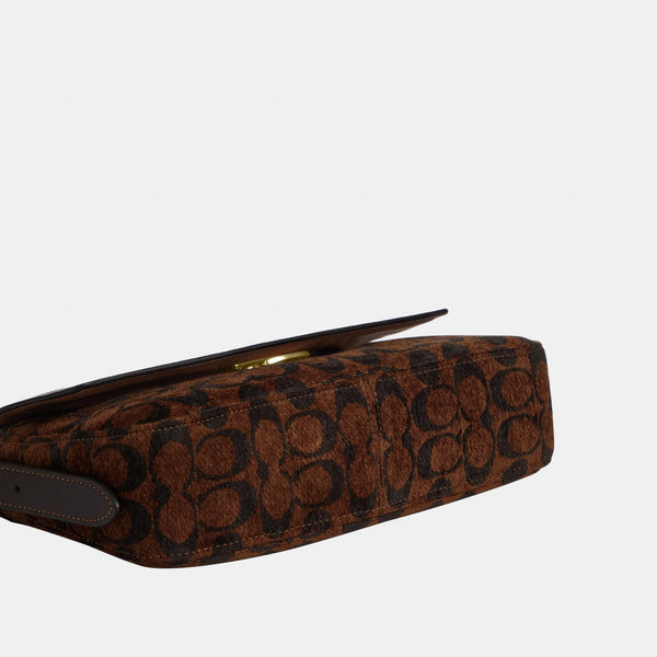 Etta Small Flap Shoulder Bag in Signature Chenille