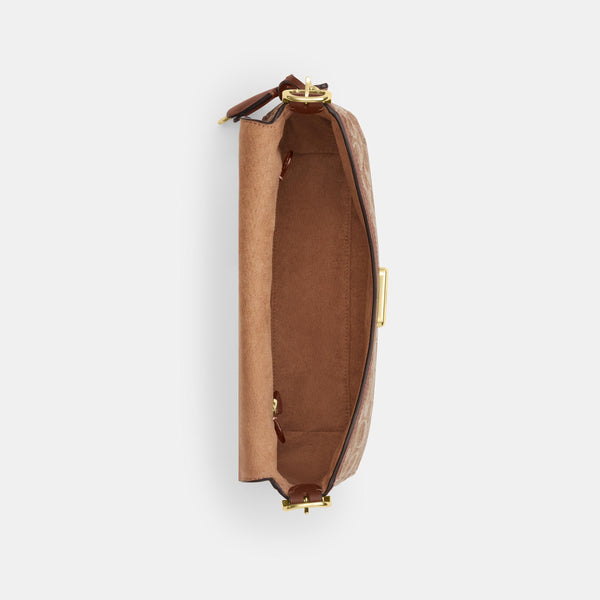 Etta Small Flap Shoulder Bag in Signature Chenille