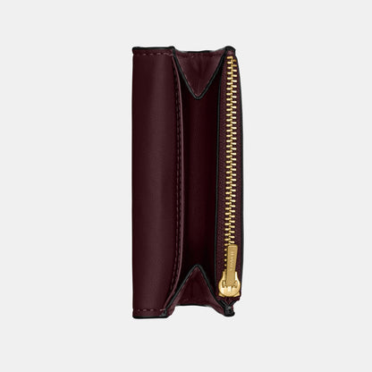 CCW82-Essential Flap Card Case-B4/Merlot