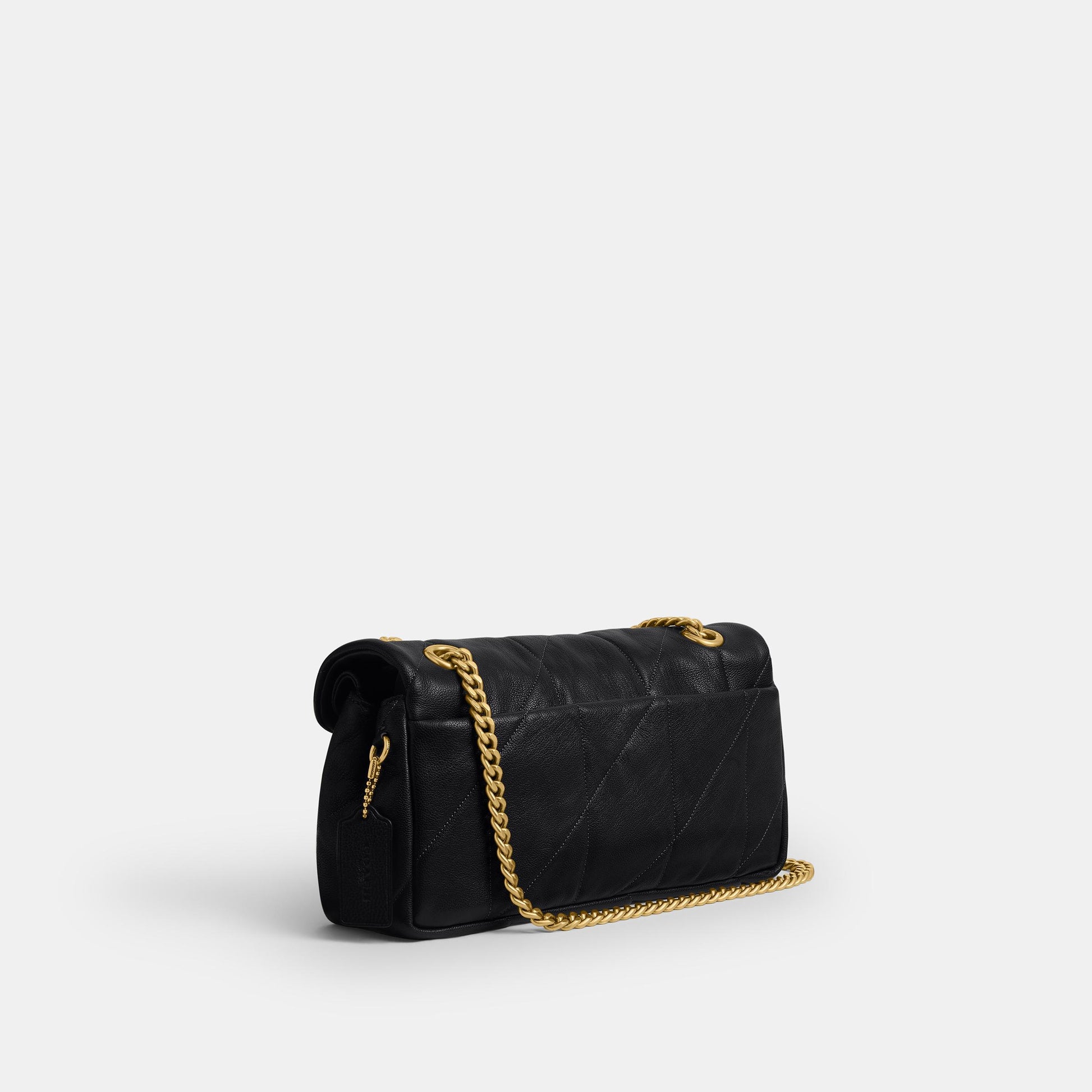 CCW83-Soft Quilted Tabby Shoulder Bag 26-B4/Pecan