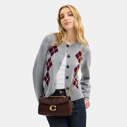 CCW83-Soft Quilted Tabby Shoulder Bag 26-B4/Maple