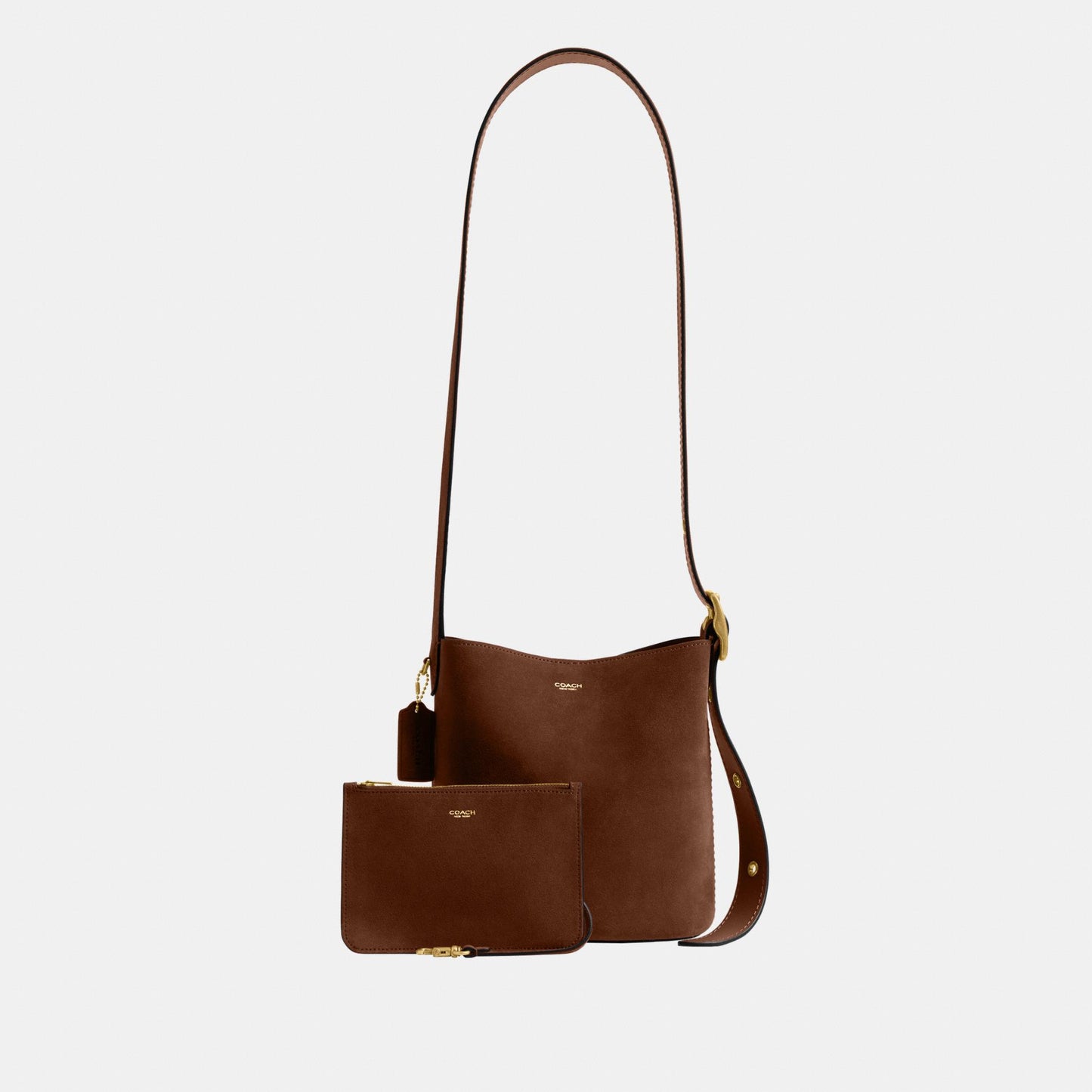 CCW84-Bleecker Bucket Bag 21-B4/Warm Brown