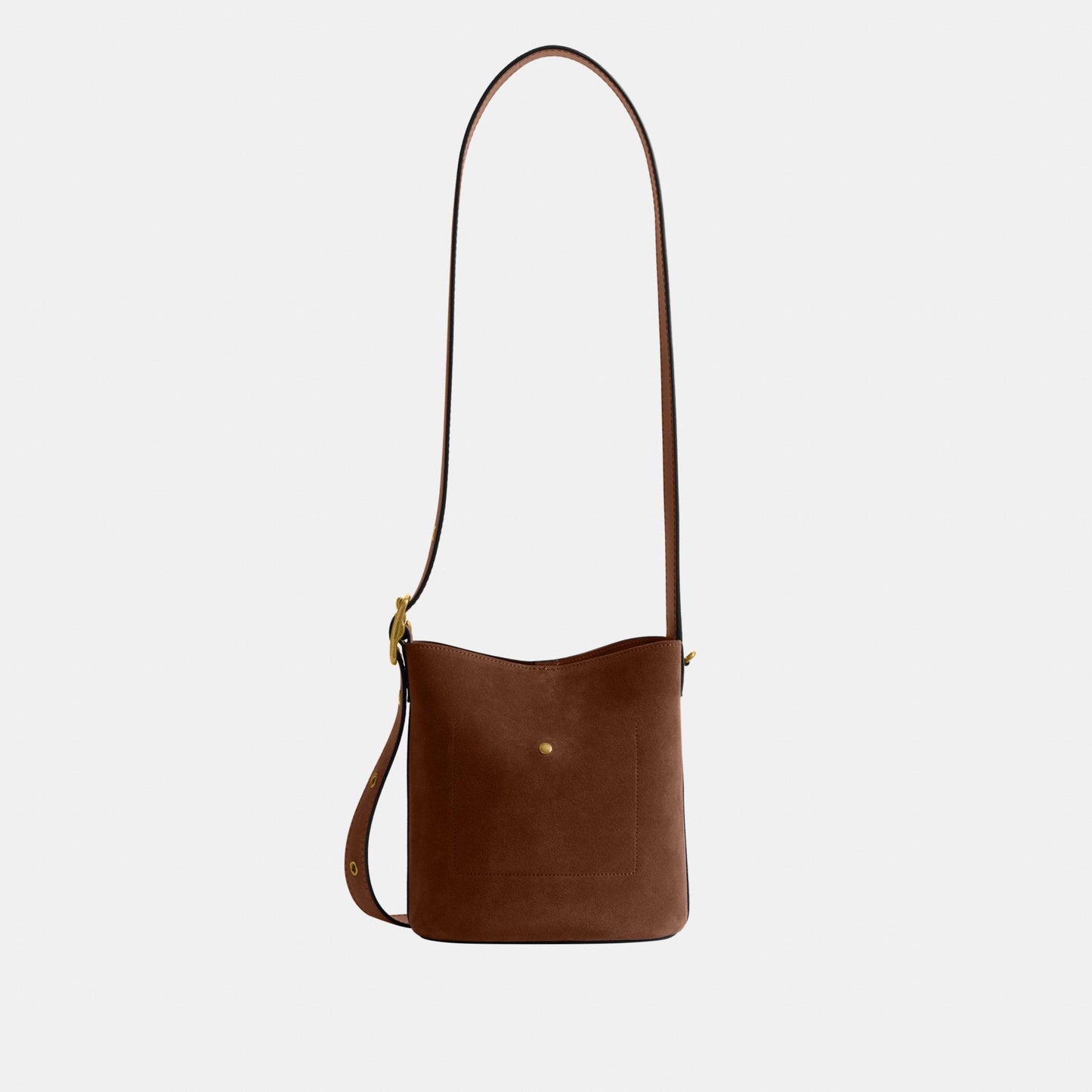 CCW84-Bleecker Bucket Bag 21-B4/Warm Brown