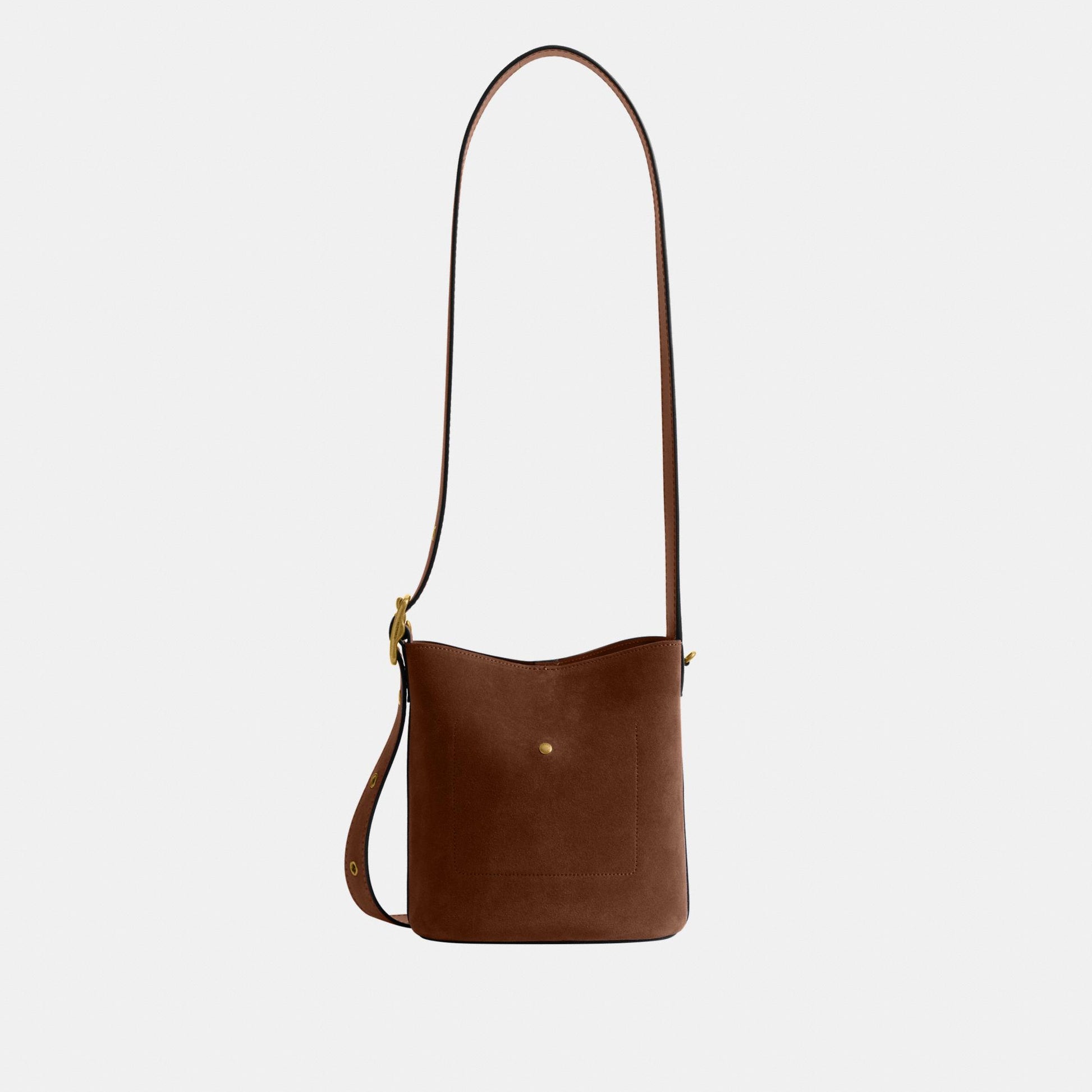 CCW84-Bleecker Bucket Bag 21-B4/Warm Brown