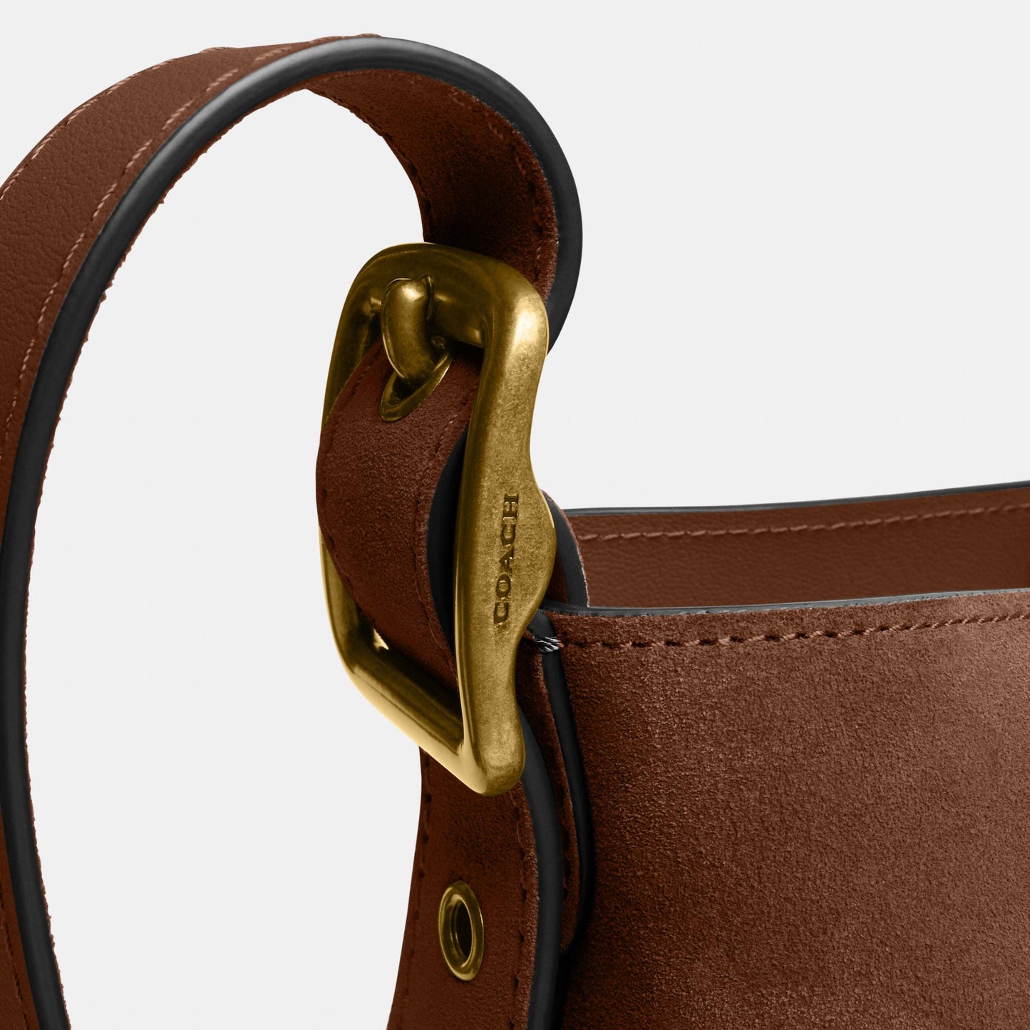 CCW84-Bleecker Bucket Bag 21-B4/Warm Brown