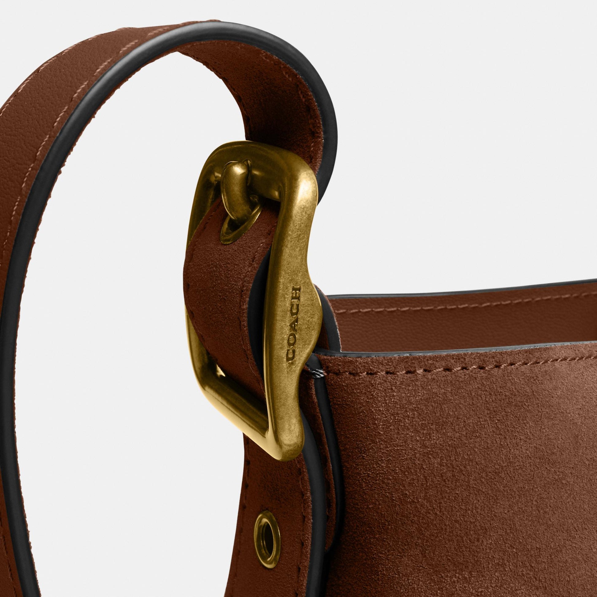 CCW84-Bleecker Bucket Bag 21-B4/Warm Brown