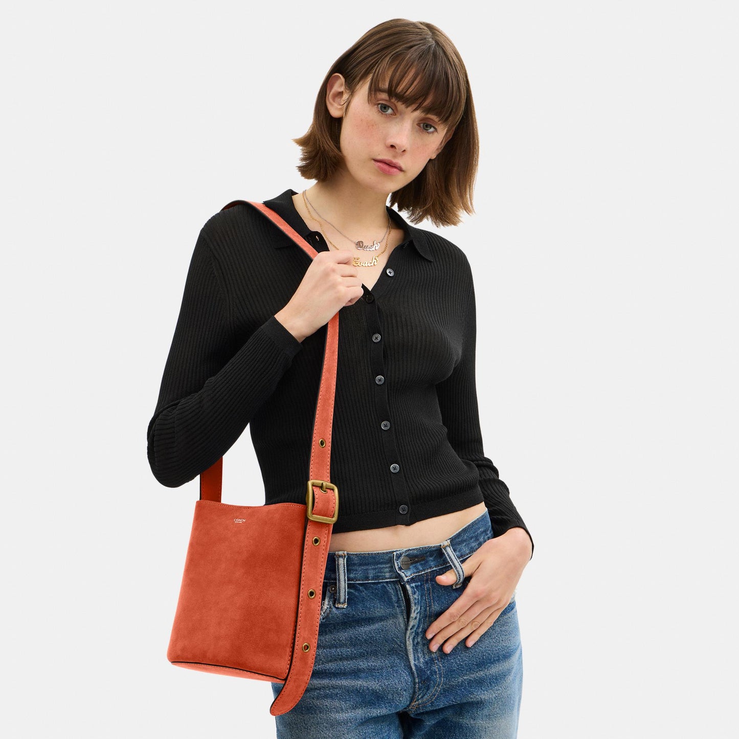 CCW84-Bleecker Bucket Bag 21-B4/Russet