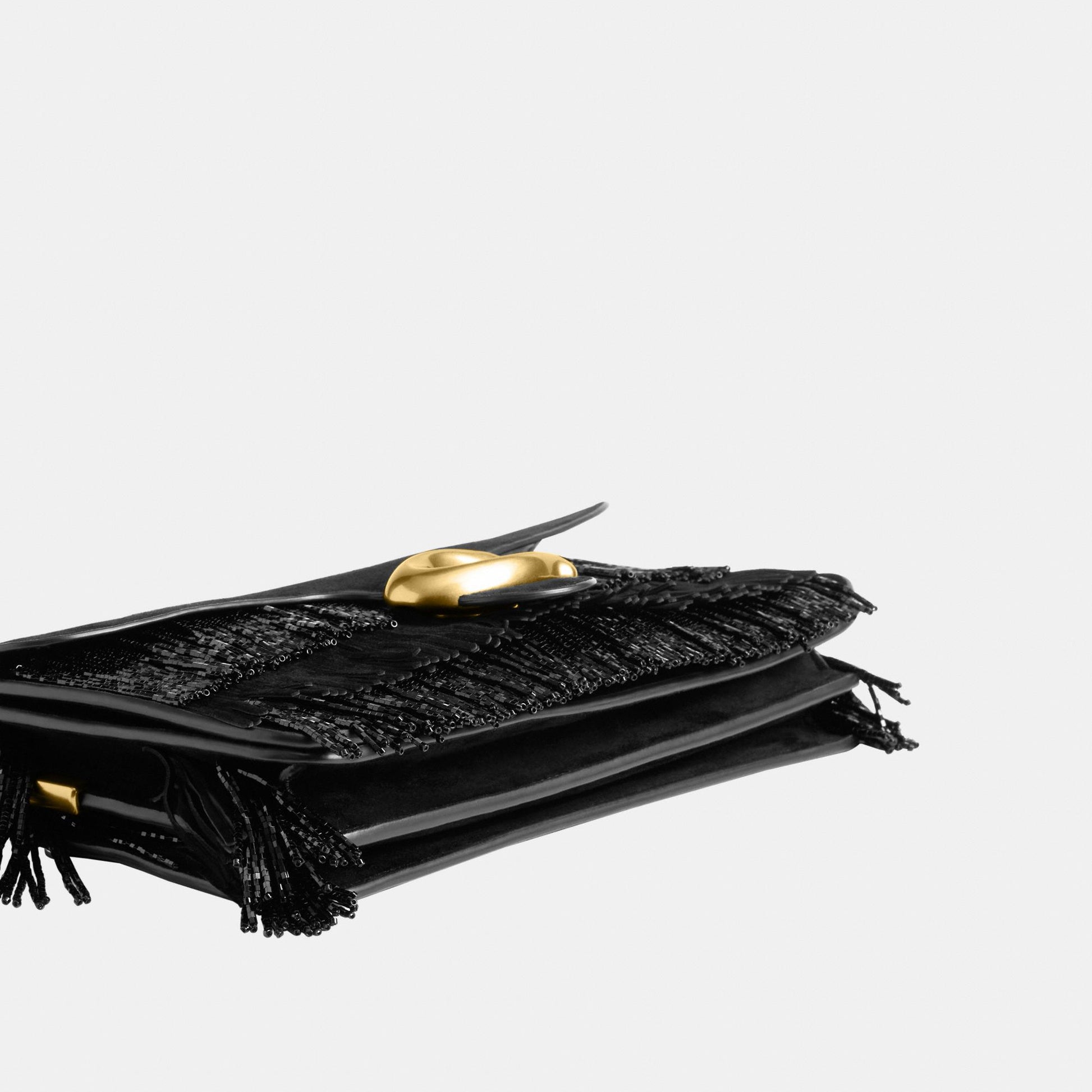 CCW91-Cryst Bd Frnge Tby 26-B4/Black