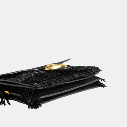 CCW91-Cryst Bd Frnge Tby 26-B4/Black