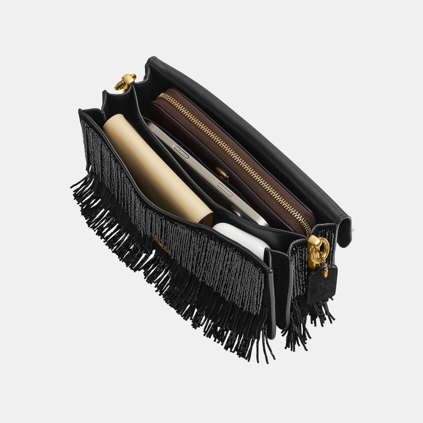 CCW91-Cryst Bd Frnge Tby 26-B4/Black