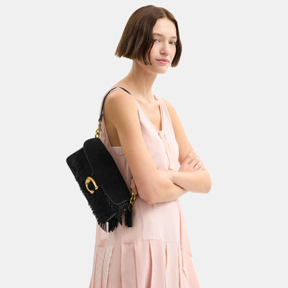 CCW91-Cryst Bd Frnge Tby 26-B4/Black
