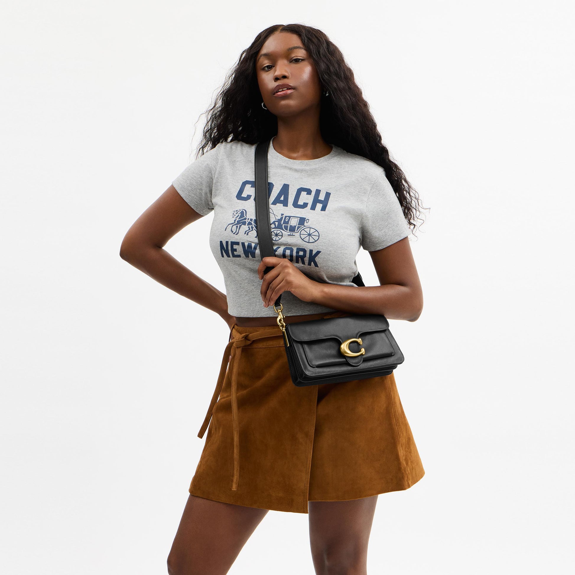 CCX04-Tabby Shoulder Bag 26-B4/Black