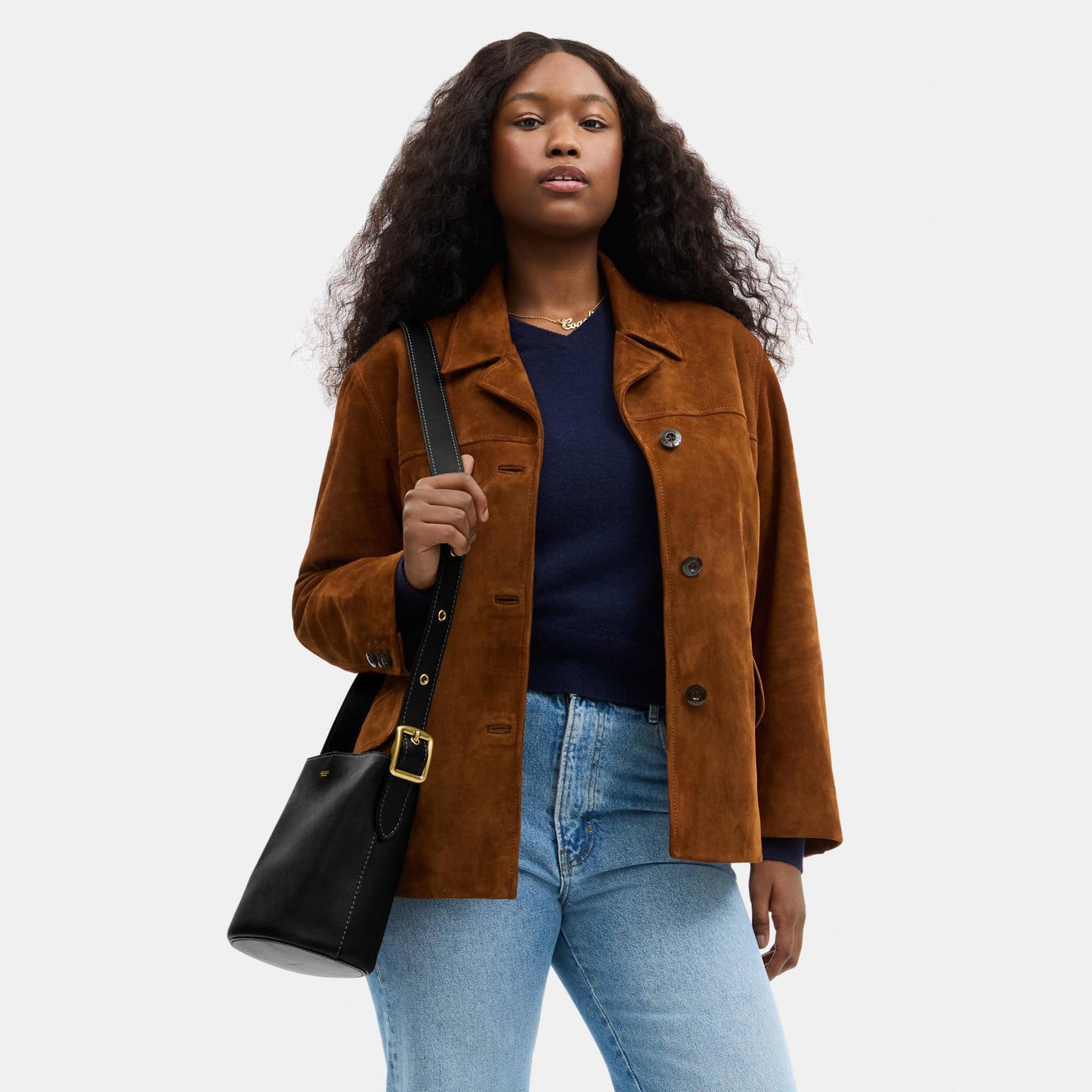 CCX07-Bleecker Bucket Bag 21-B4/Black
