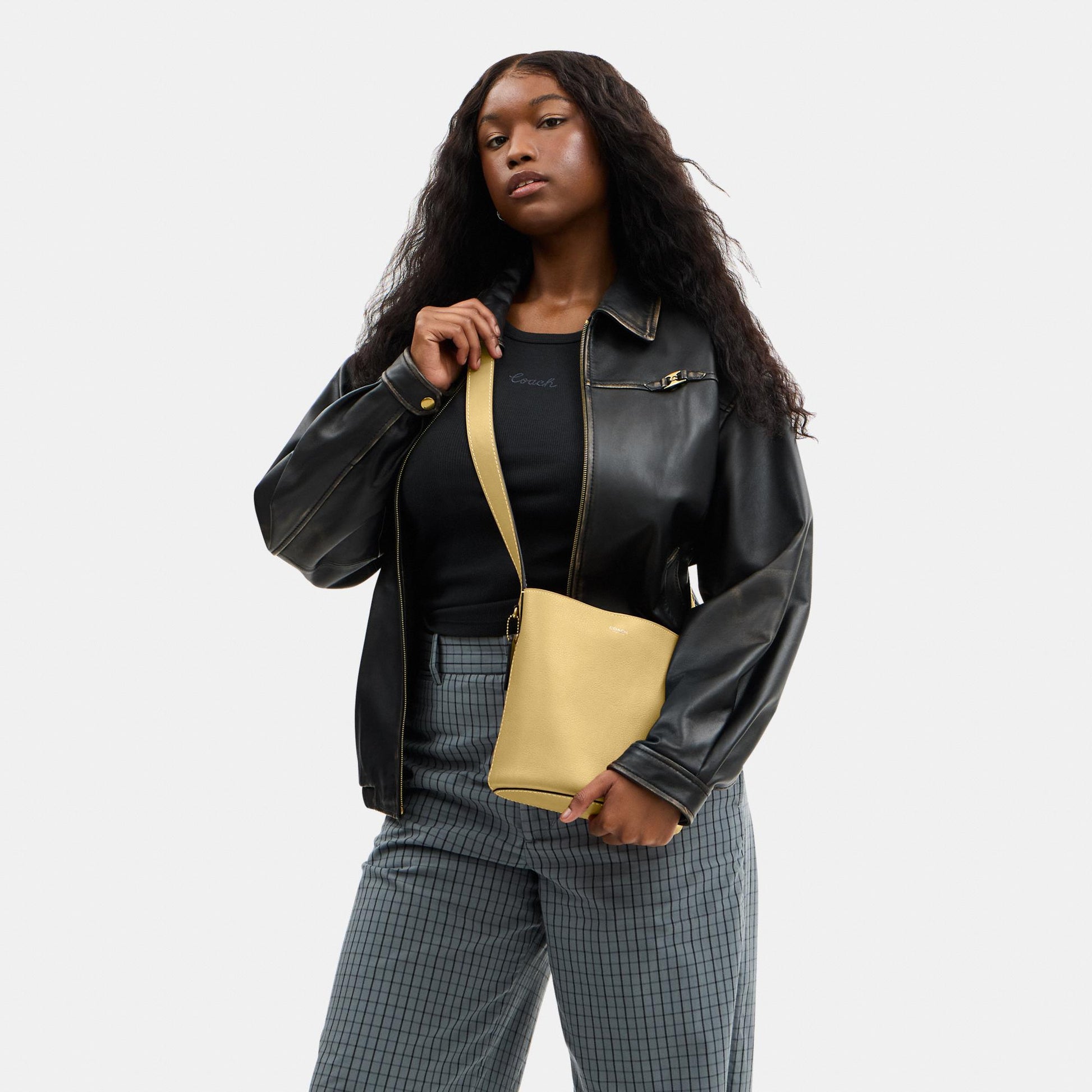 CCX07-Bleecker Bucket Bag 21-B4/Vanilla