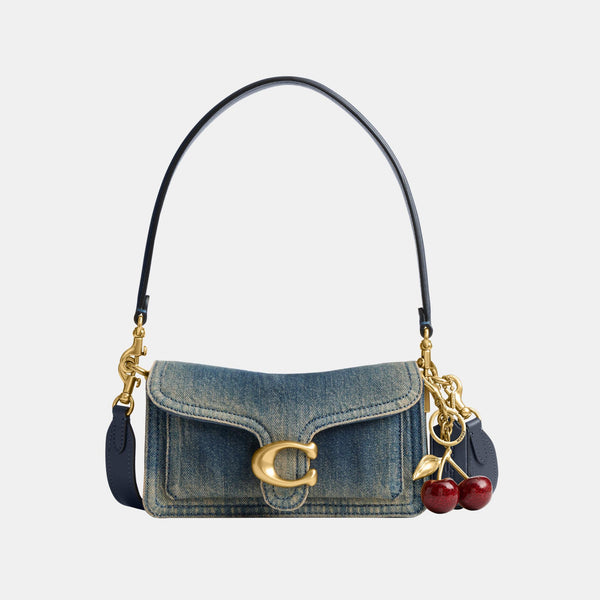 Tabby Shoulder Bag 20 In Regenerative Cotton Denim